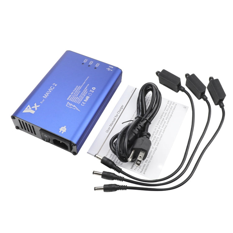 YX For DJI MAVIC 2 Aluminum Alloy Charger with Switch YX For DJI MAVIC 2 Aluminum Alloy Charger with Switch